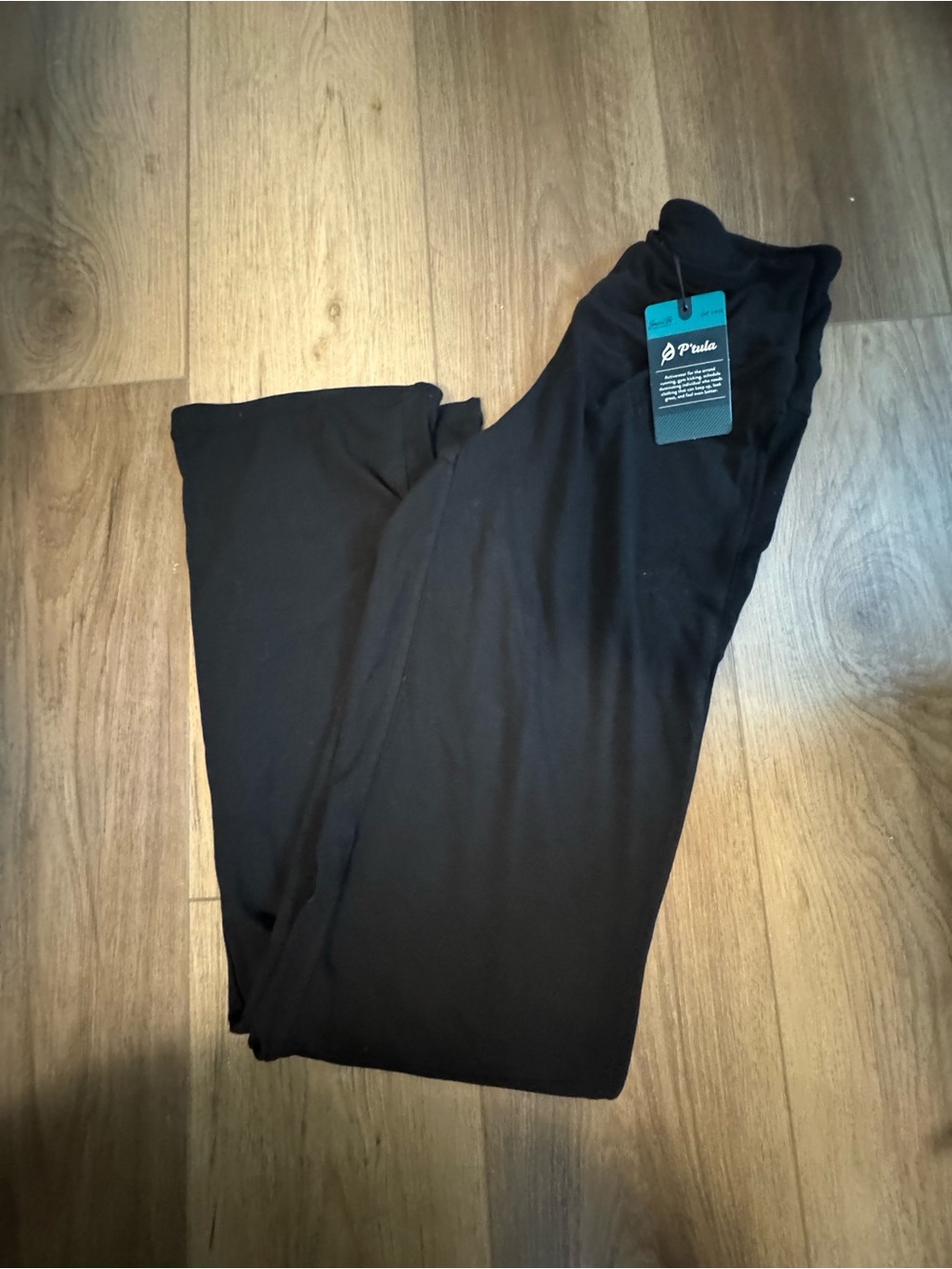 P’tula Black Pull-On Lounge Pants size XS